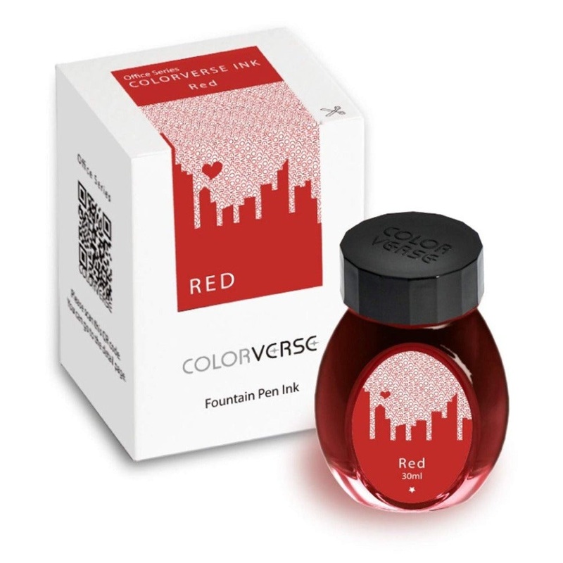 COLORVERSE, Ink Bottle - OFFICE Series RED (30ml).