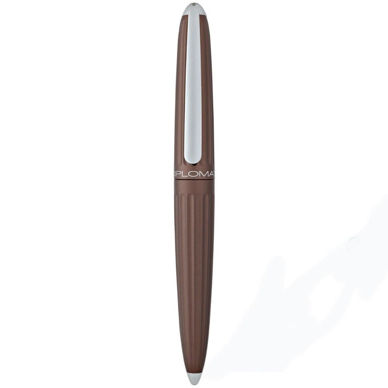 DIPLOMAT, Fountain Pen - AERO METALLIC BROWN.