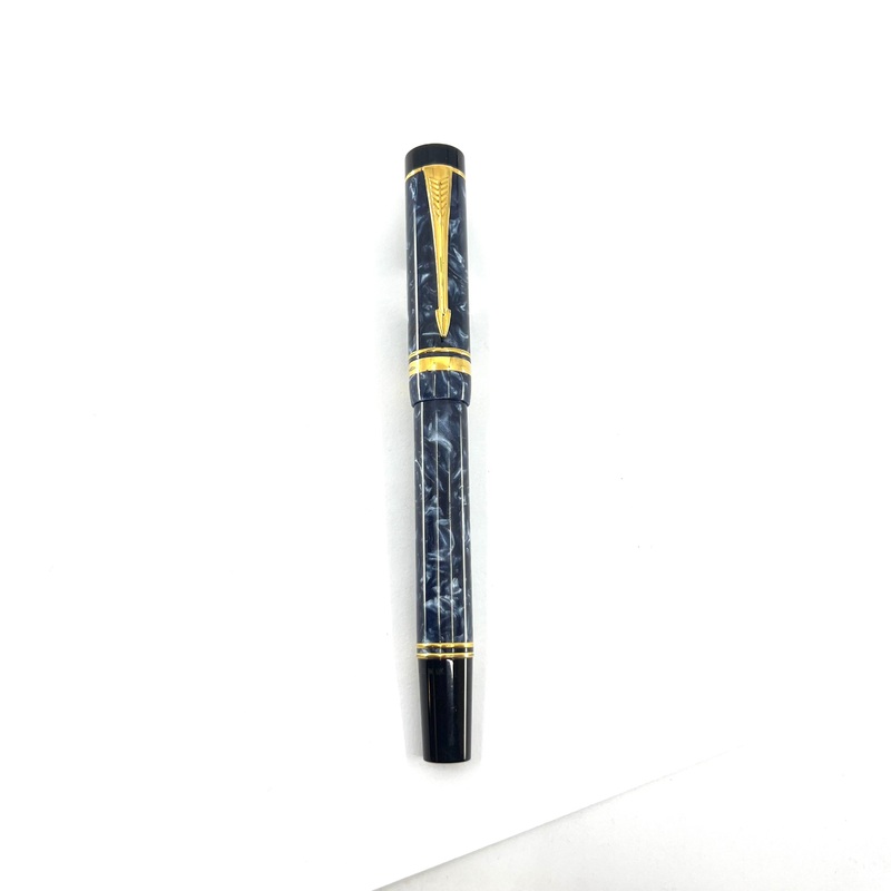 Parker Duofold Marbled Blue Rollerbal