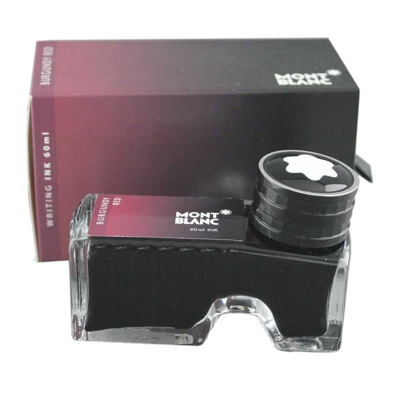 MONTBLANC, Ink Bottle - BURGUNDY RED (60mL).