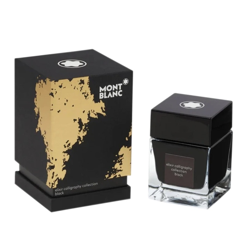 MONTBLANC, Ink Bottle - ELIXIR CALLIGRAPHY Collection BLACK (50mL).