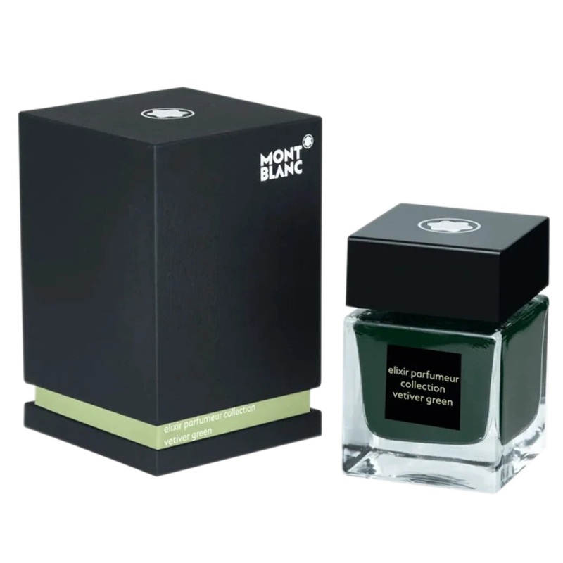 MONTBLANC, Ink Bottle - ELIXIR PARFUMEUR Collection VETIVER GREEN (50mL).