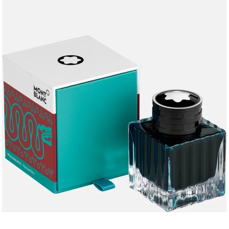 MONTBLANC, Ink Bottle - HOMAGE TO MOCTEZUMA I Patron of arts PIERCED SKY (50mL).