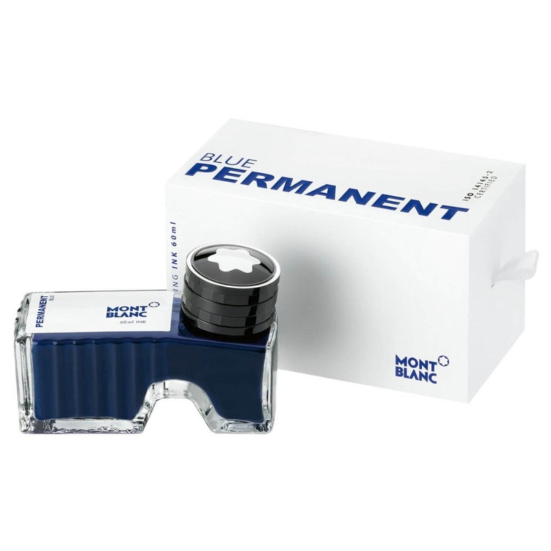 MONTBLANC, Ink Bottle - PERMANENT BLUE (60mL).