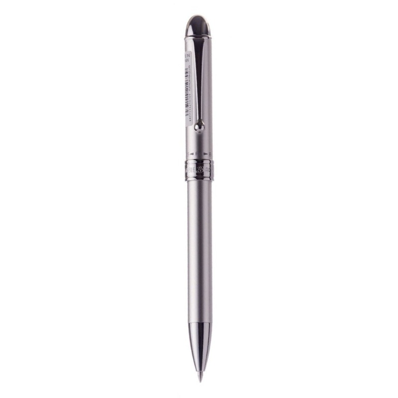 PLATINUM, Multi Function Pen - DOUBLE 3 ACTION Alumite Finish Metal Pen ICE WHITE.