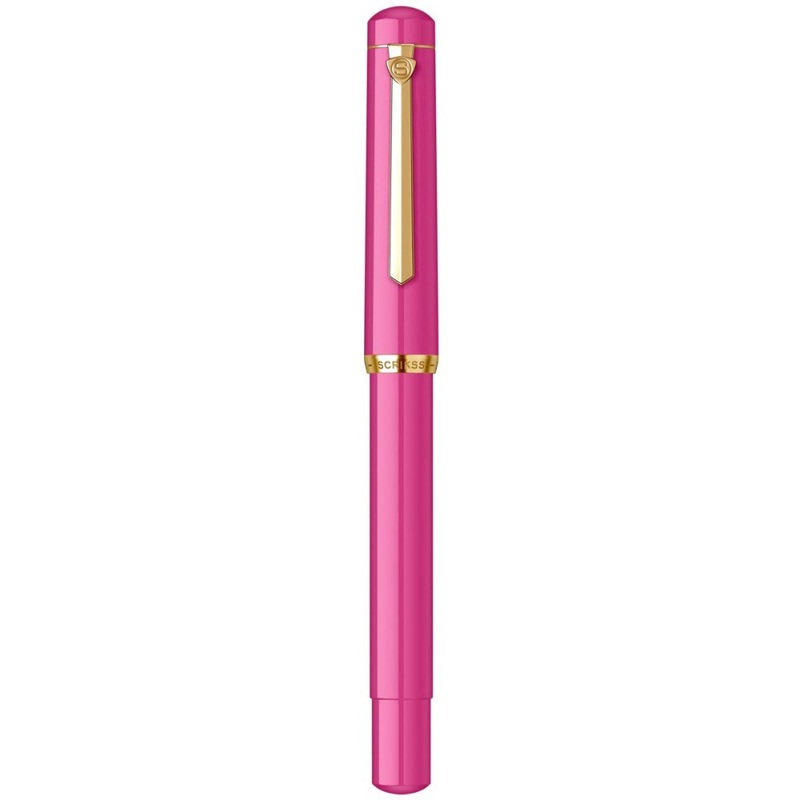 SCRIKSS, Fountain Pen - 419 Piston Filler PINK GT.