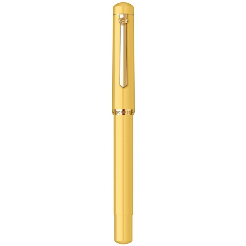 SCRIKSS, Fountain Pen - 419 Piston Filler YELLOW GT.