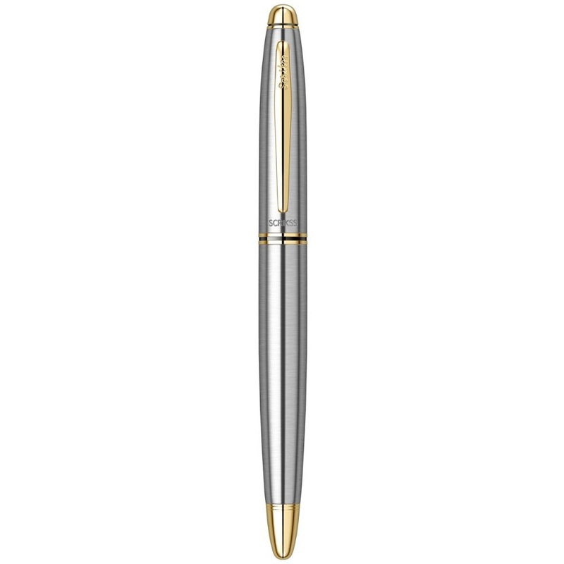 SCRIKSS, Fountain Pen - KNIGHT 88 GOLD CHROME.