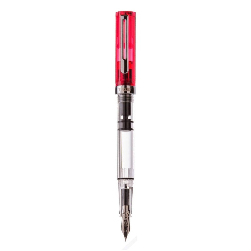 TWSBI, Fountain Pen - ECO TRANSPARENT BLOSSOM RED.