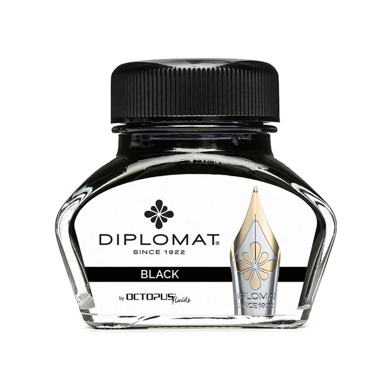 DIPLOMAT, Ink Bottle - OCTOPUS BLACK (30mL).