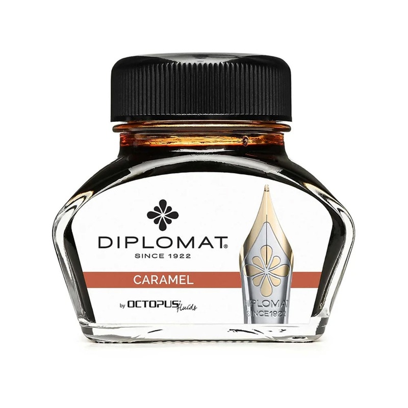 DIPLOMAT, Ink Bottle - OCTOPUS CARAMEL (30mL).