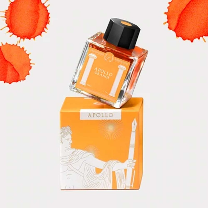 LABAN, Ink Bottle - Greek Mythology APOLLO ORANGE.