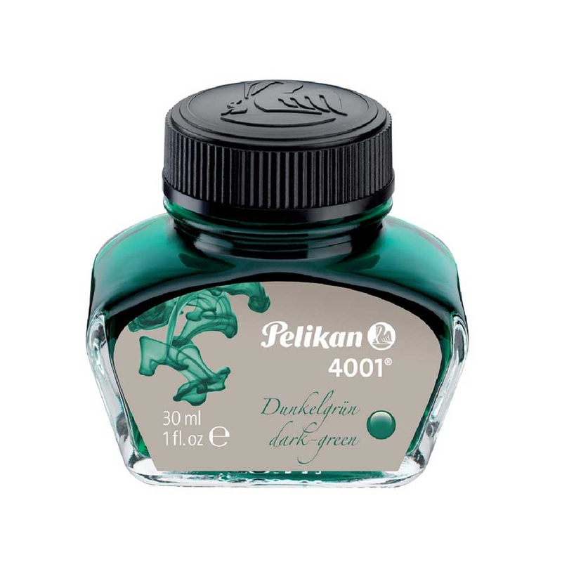 PELIKAN, Ink Bottle - 4001 DARK GREEN (30mL).