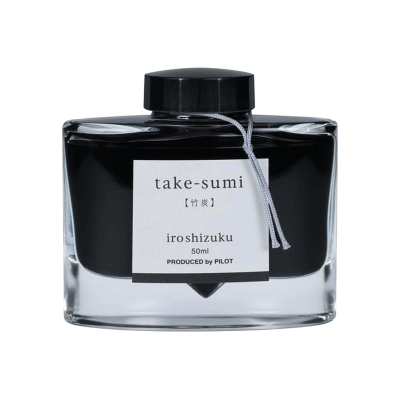 PILOT, Ink Bottle - IROSHIZUKU CC Bamboo Charcoal TAKE-SUMI (50mL).