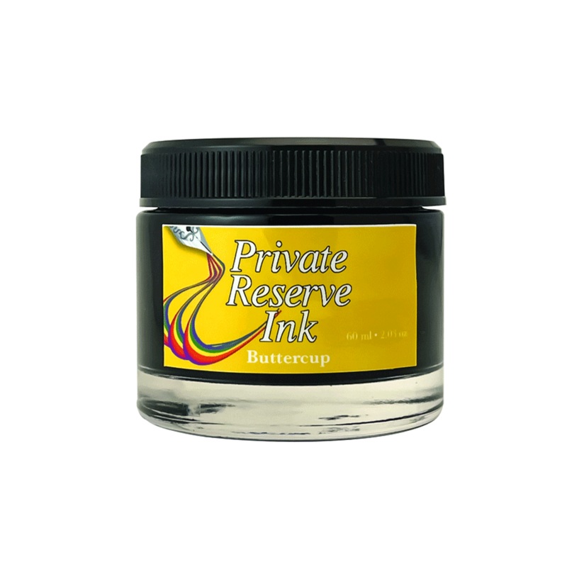 PRIVATE RESERVE, Ink Bottle - PREMIUM Inks BUTTERCUP (60mL).