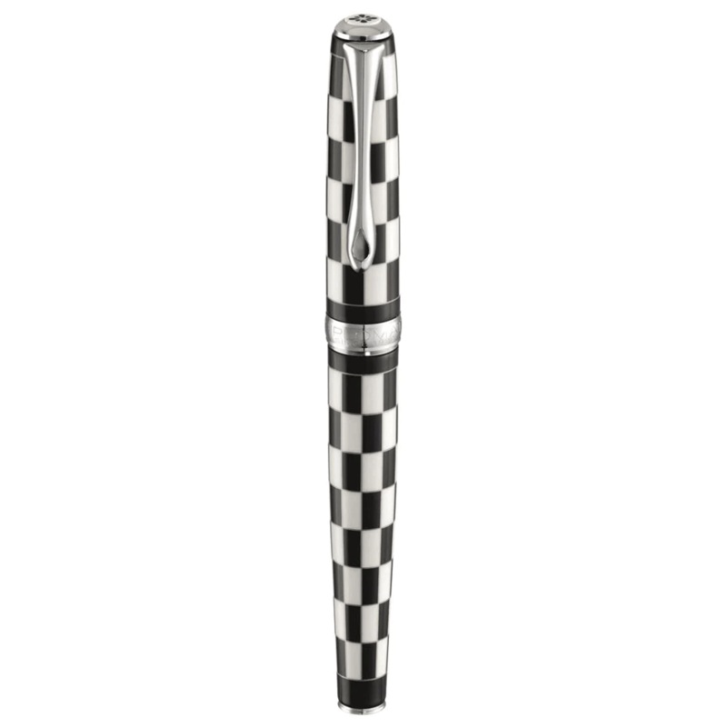 DIPLOMAT, Fountain Pen - Excellence A+ Rome BLACK WHITE.