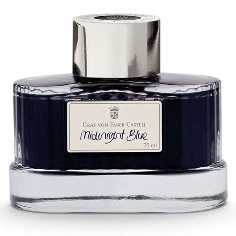 FABER CASTELL, Ink Bottle - GVFC MIDNIGHT BLUE (75mL).
