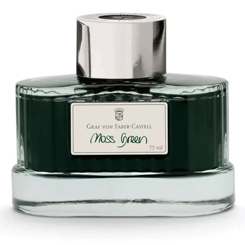 FABER CASTELL, Ink Bottle - GVFC MOSS GREEN (75mL).