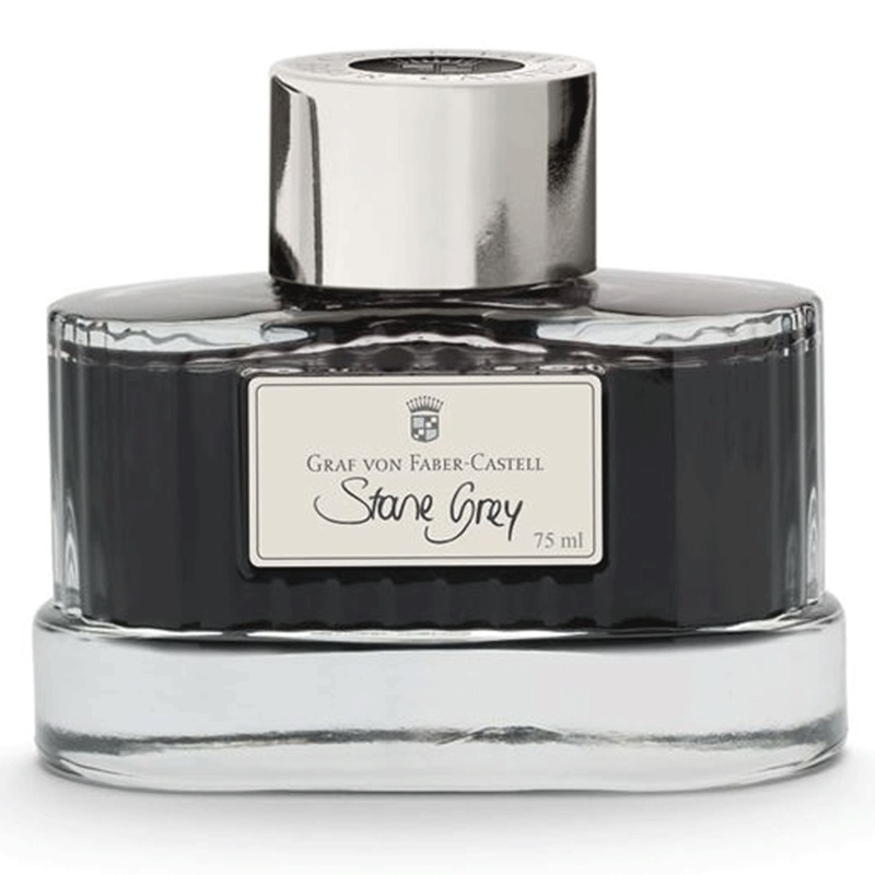 FABER CASTELL, Ink Bottle - GVFC STONE GREY (75mL).