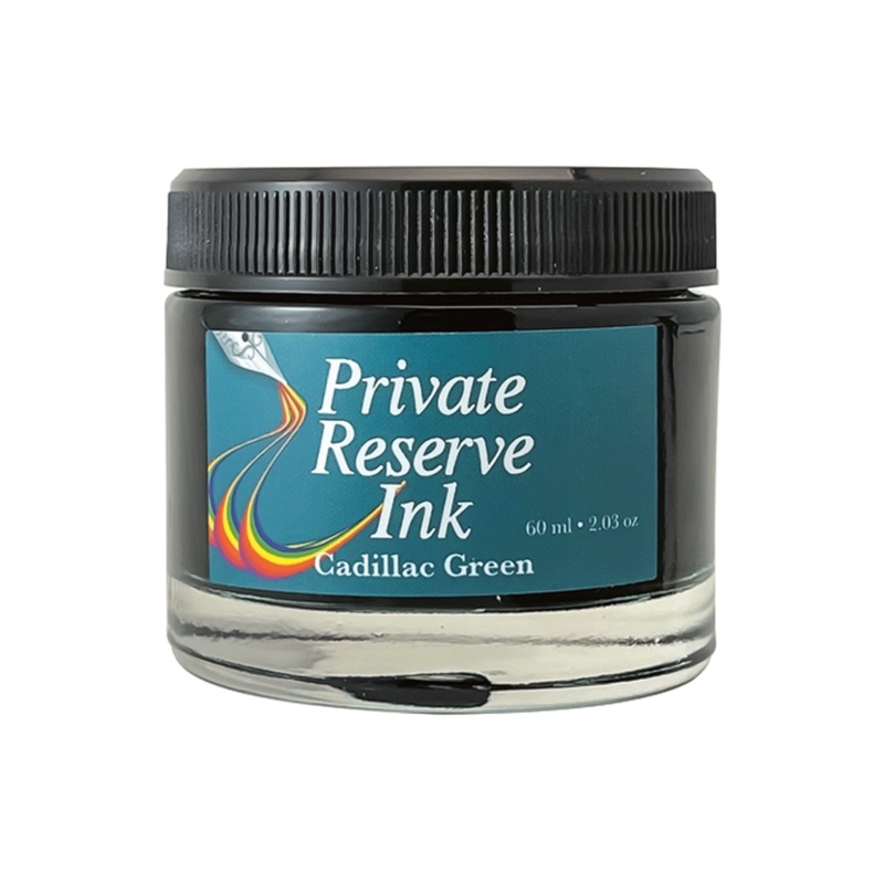 PRIVATE RESERVE, Ink Bottle - PREMIUM Inks CADILLAC GREEN (60mL).