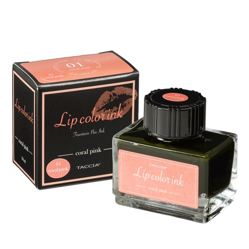 TACCIA, Ink Bottle - LIP COLOR CORAL PINK (30mL).