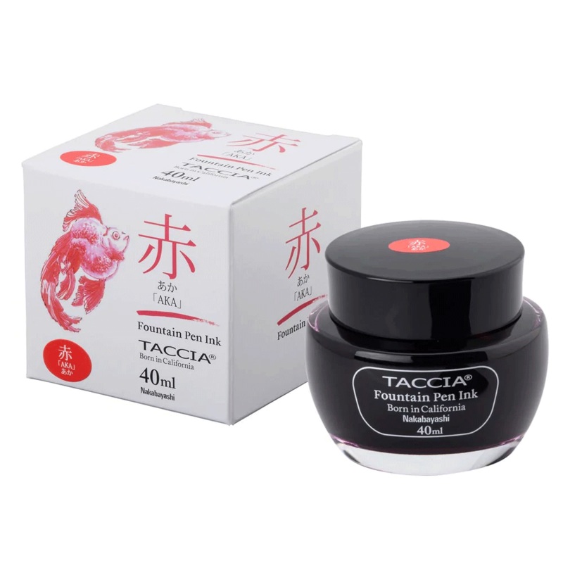 TACCIA, Ink Bottle - SUNAO-IRO AKA (40mL).