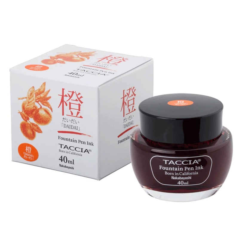 TACCIA, Ink Bottle - SUNAO-IRO DAIDAI (40mL).