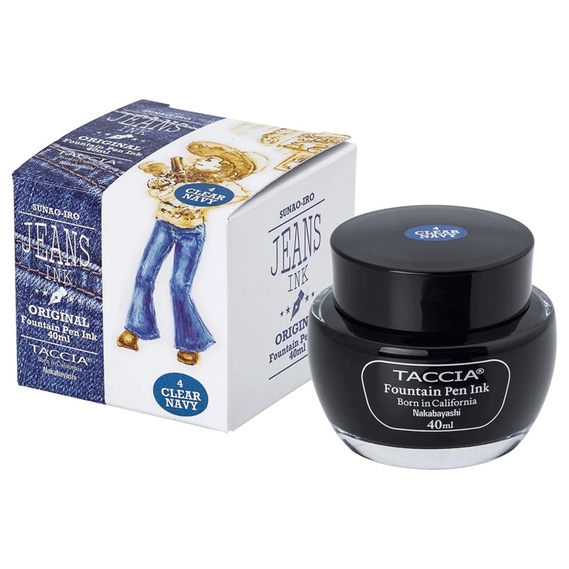 TACCIA, Ink Bottle - SUNAO-IRO JEANS CLEAR NAVY (40mL).