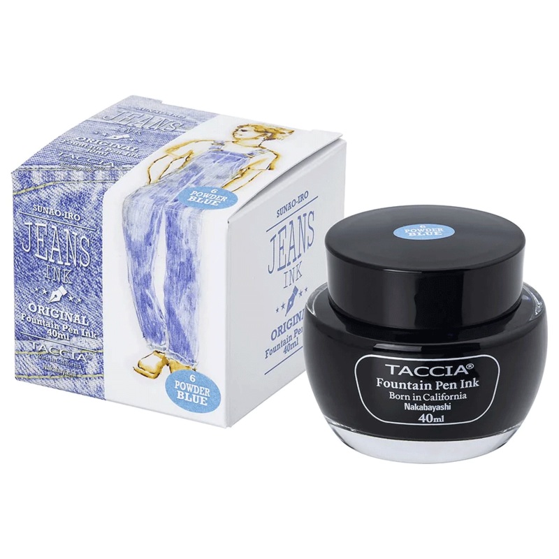 TACCIA, Ink Bottle - SUNAO-IRO JEANS POWDER BLUE (40mL).