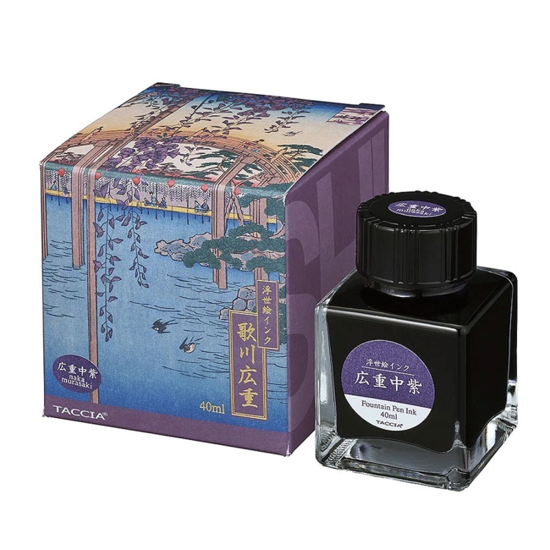 TACCIA, Ink Bottle - UKIYO-E NAKA MURASAKI (40mL).
