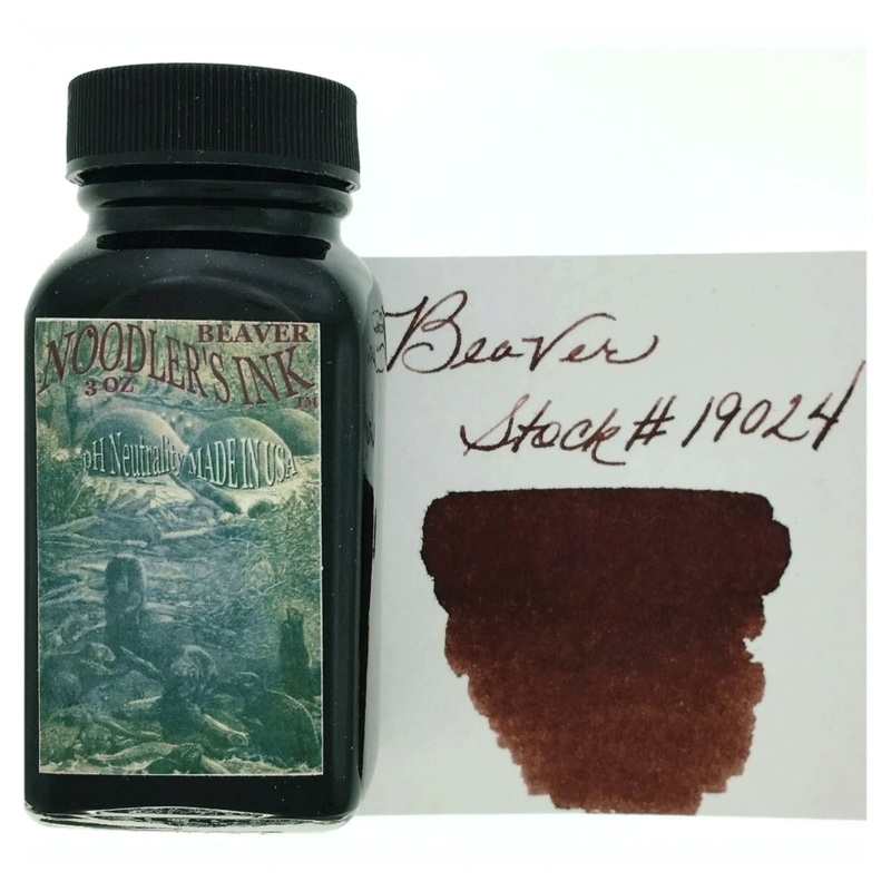 NOODLER'S, Ink Bottle - BEAVER (88mL).