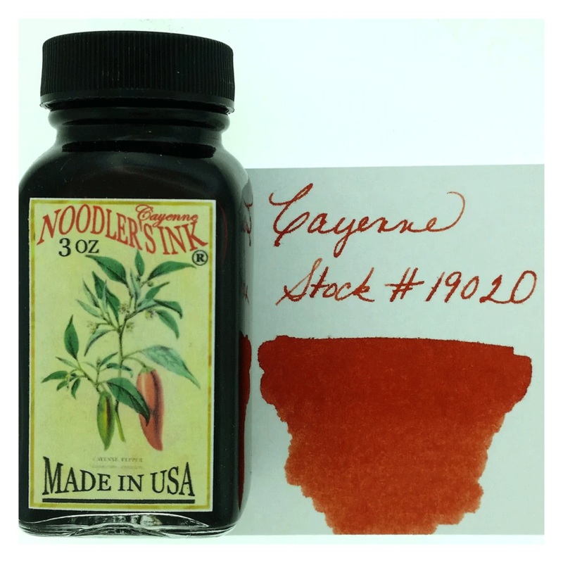 NOODLER'S, Ink Bottle - CAYENNE (88mL).
