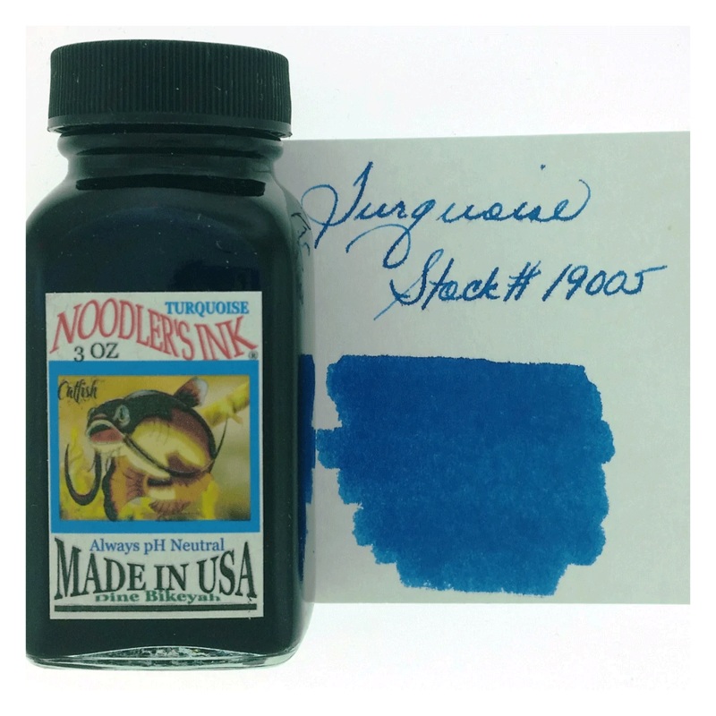 NOODLER'S, Ink Bottle - TURQUOISE (88mL).