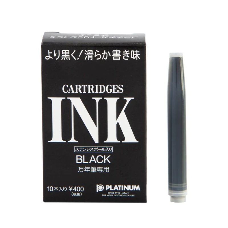 PLATINUM, Dye Cartridge Ink - BLACK.