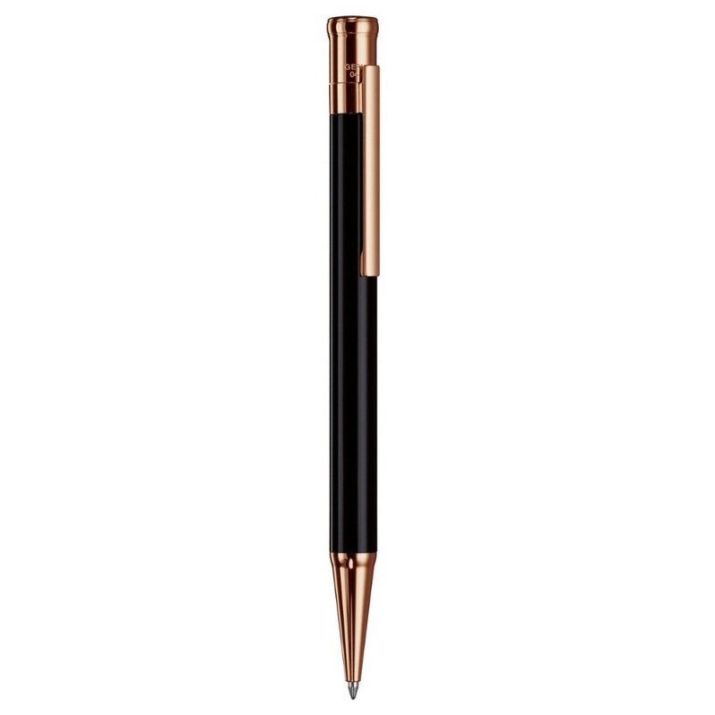 OTTO HUTT, Ballpoint pen - DESIGN 04 BLACK ROSE GOLDK.