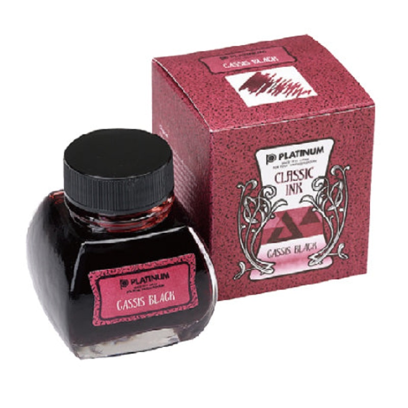 PLATINUM, Classic Ink Bottle - CASSIS BLACK.