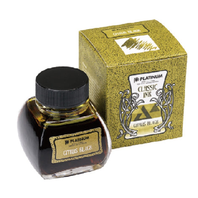 PLATINUM, Classic Ink Bottle - CITRUS BLACK.
