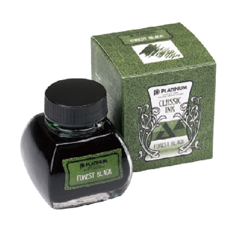 PLATINUM, Classic Ink Bottle - FOREST BLACK.