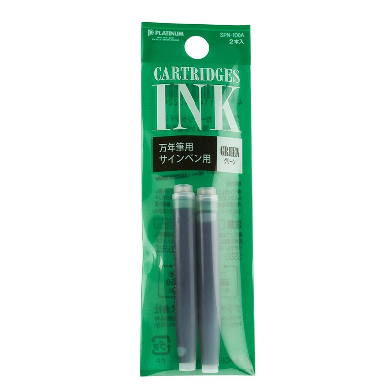 PLATINUM, Dye Ink Cartridge - GREEN.