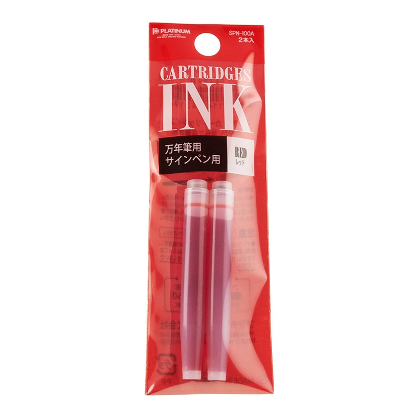 PLATINUM, Dye Ink Cartridge - RED.