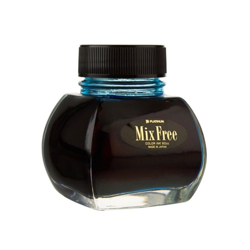 PLATINUM, Mixable Ink Bottle - AQUA BLUE 60ml.