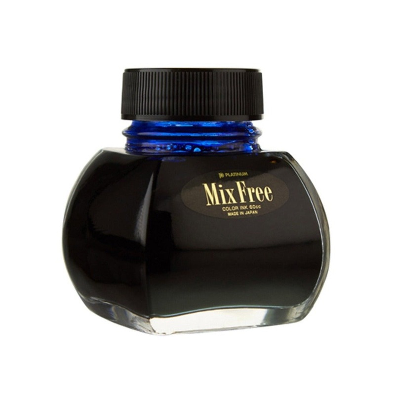 PLATINUM, Mixable Ink Bottle - AURORA BLUE 60ml.