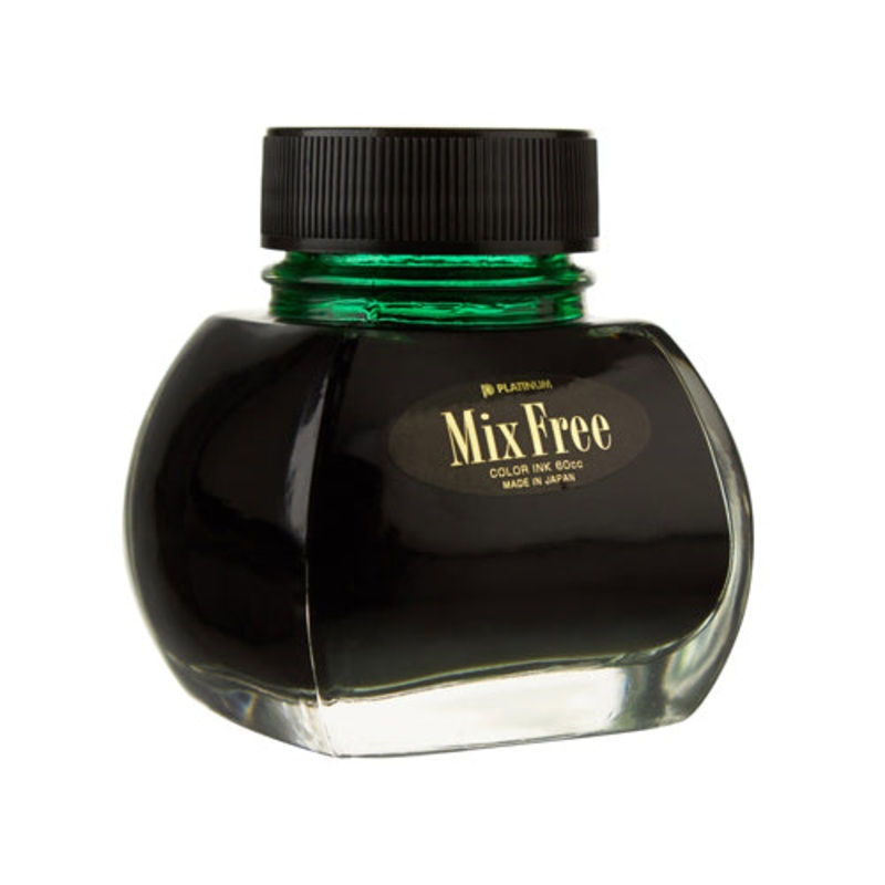 PLATINUM, Mixable Ink Bottle - LEAF GREEN 60ml.