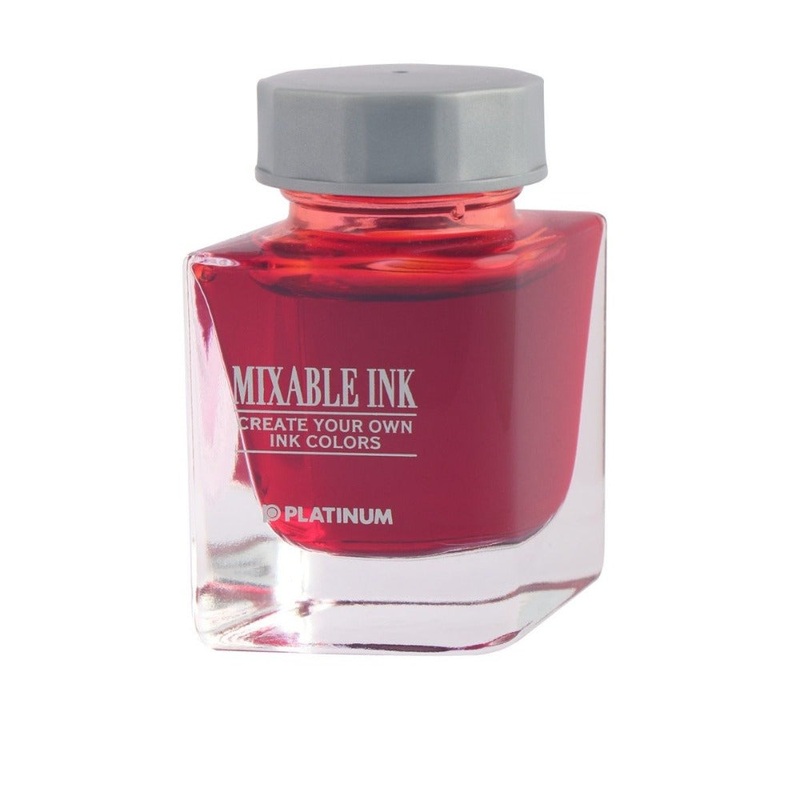 PLATINUM, Mixable Ink Bottle Mini - FLAME RED 20ml.
