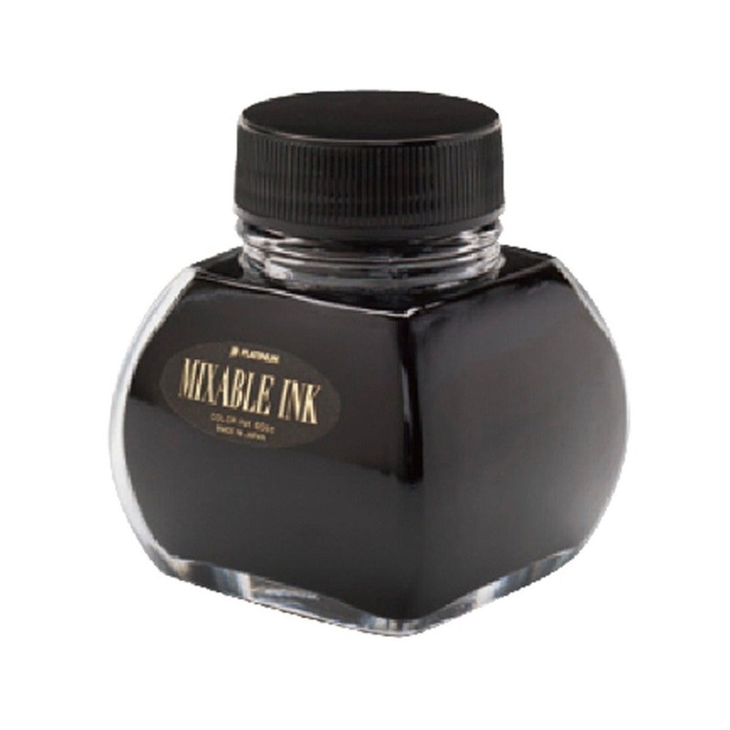 PLATINUM, Mixable Ink Bottle - SMOKE BLACK 60ml.
