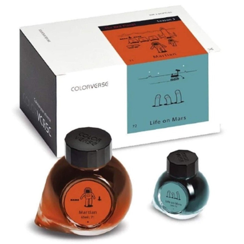 COLORVERSE, Ink 2 Bottles - THE RED PLANET Season 5 MARTIAN & LIFE ON MARS (65ml+15ml).