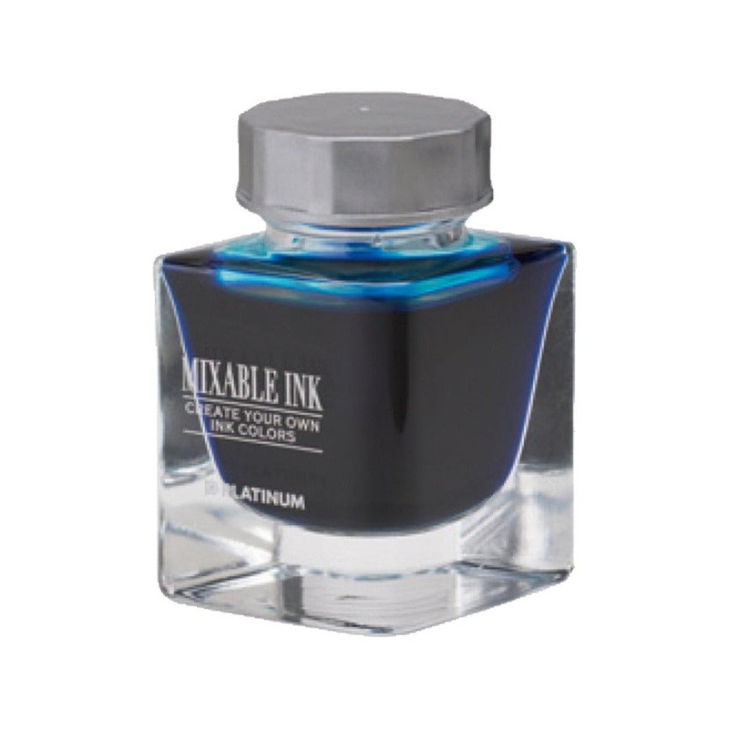 PLATINUM, Mixable Ink Bottle Mini - AQUA BLUE 20ml.