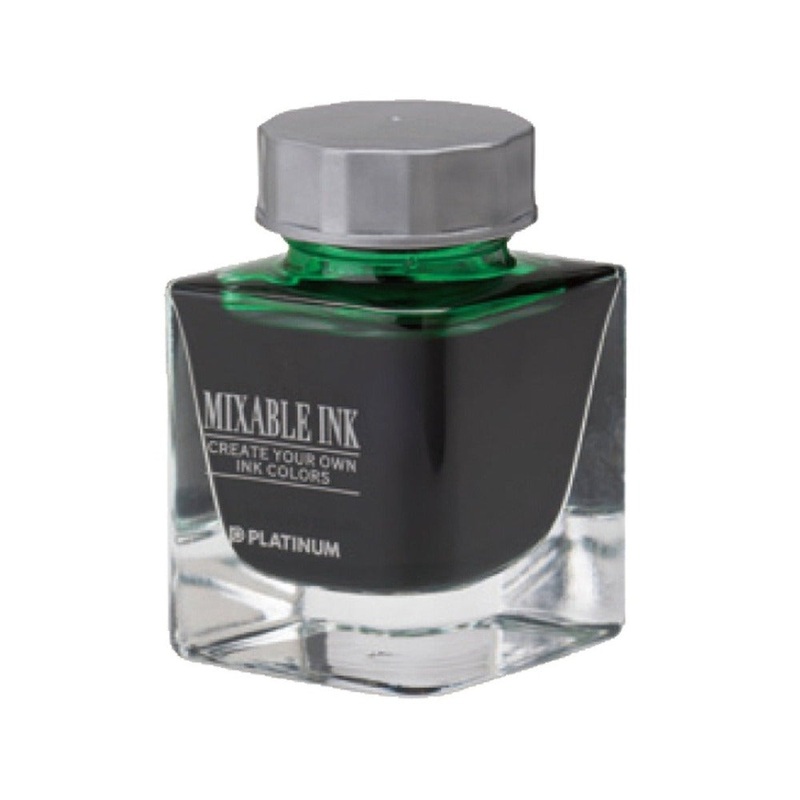 PLATINUM, Mixable Ink Bottle Mini - LEAF GREEN 20ml.