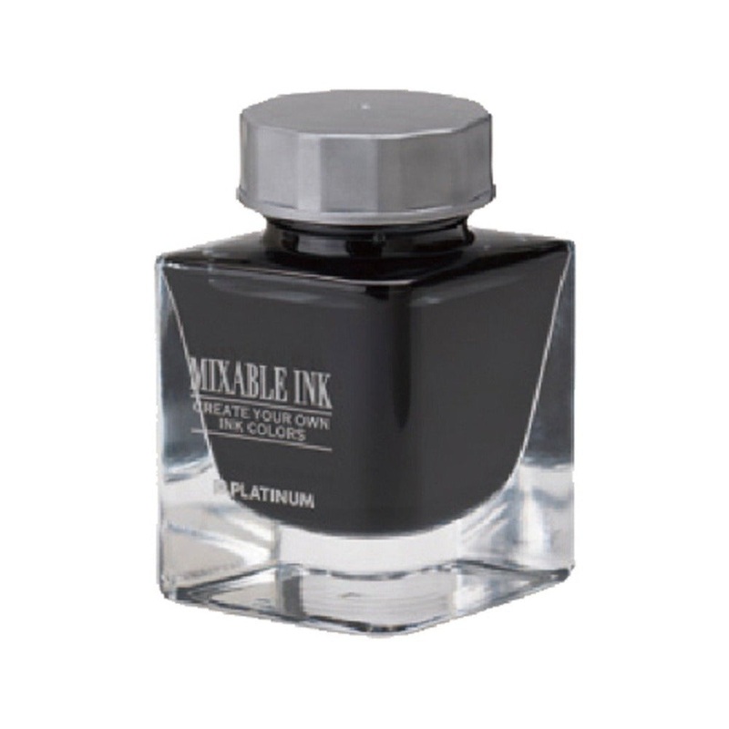 PLATINUM, Mixable Ink Bottle Mini - SMOKE BLACK 20ml.
