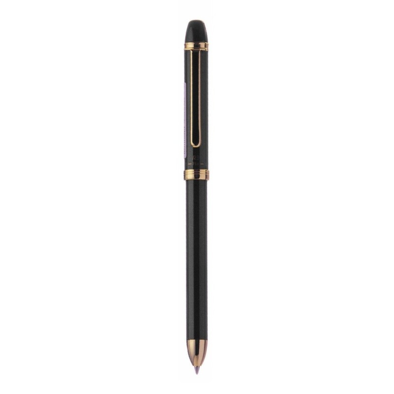 PLATINUM, Multi Function Pen - DODECAGON SLIM BLACK.